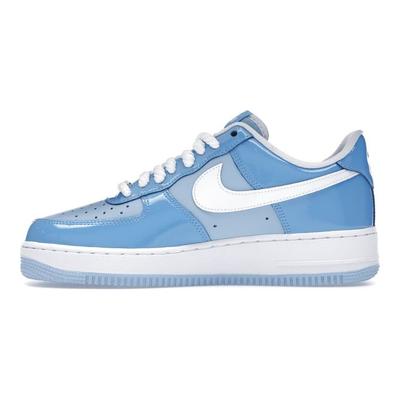 Air Force 1 07 LV8 Psychic Blue Patent мужские кроссовки University-Blue White HV9405-400