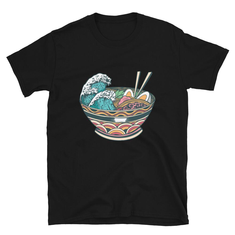 Ramen Ocean Surfing Anime T-Shirt