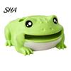 Adhesive Note Dispenser with Pen Holder Cute Frog Dispenser, Creative Cartoon Animal Stationery Organizer, 3D Durable Plastic Memo Clip Print