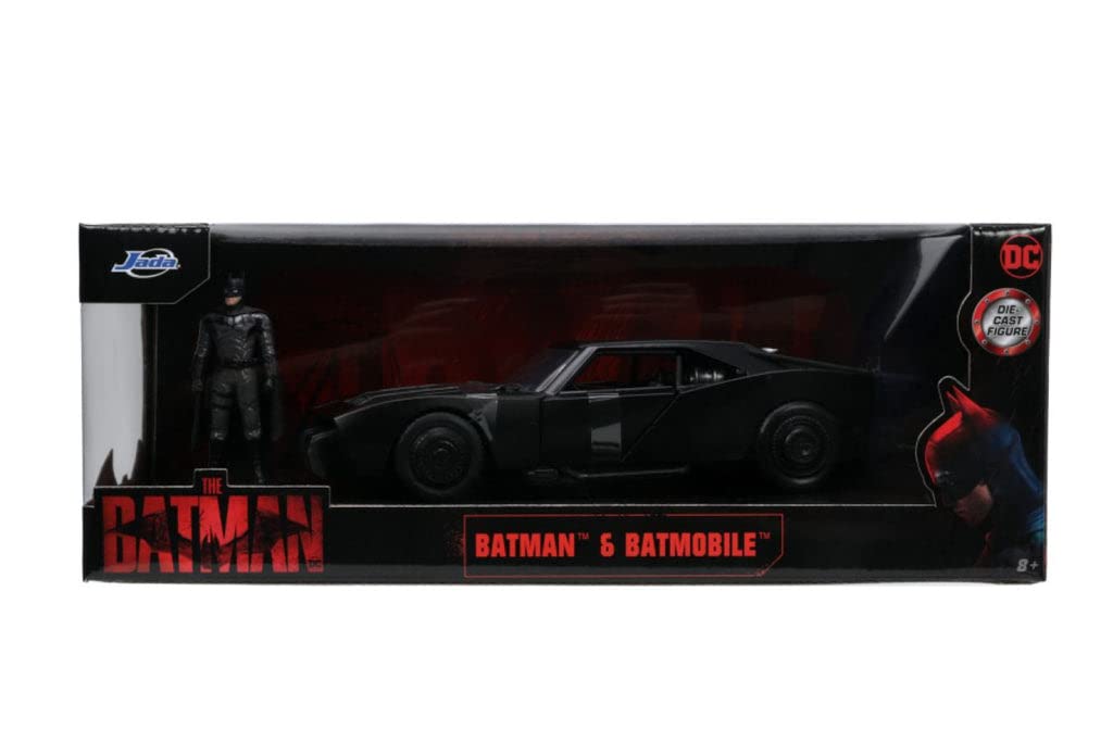 Jada Toys 2022 THE BATMAN BATMOBILE Batmobile JADA Mini Car 124 W/BATMAN [Item]