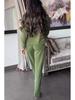 2024 Euro-American Autumn/Winter Casual Long Sleeve Sweatshirt and Pants Set