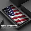Американский флаг США Пятиконечная звезда Чехол S25 Ultra для Samsung Galaxy S25 S24 S23 S20 S21 FE S22 Ultra S10 Plus Мягкая крышка для телефона