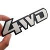 3D Auto Car Styling Chrome Metal Sticker 4WD Emblem Badge Rear Decal Logo for  Impreza   4X4 Off Road SUV 4WD