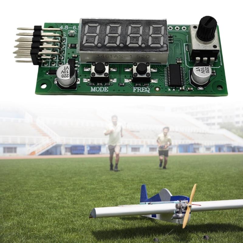 Multifunctional Electronic Motor Speed Regulator With LED Display Model Aircraft Tester Digital Analog Servo Tester