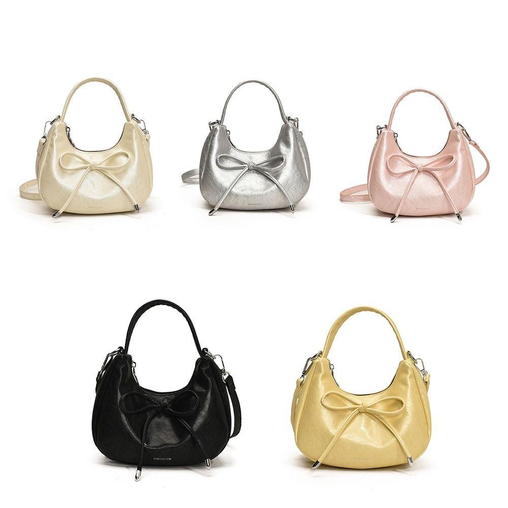 Милая сумка-бабочка с галстуком-бабочкой в корейском стиле, женская сумочка-клатч, модная сумка-мешок из искусственной кожи с бантом для девочек