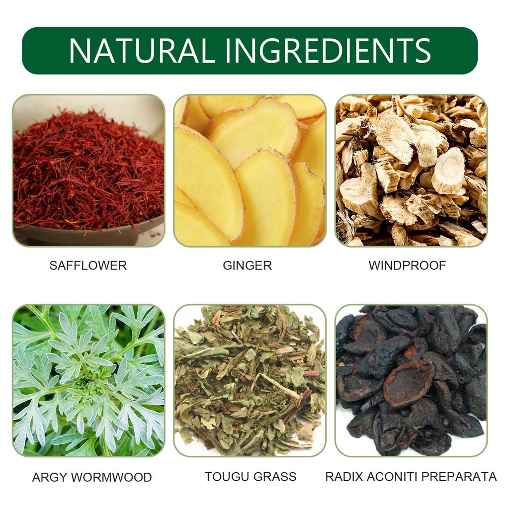 Южная Луна, 12 шт., самонагревающиеся прижигательные пластыри для колена, глубокое проникновение, снимают боль