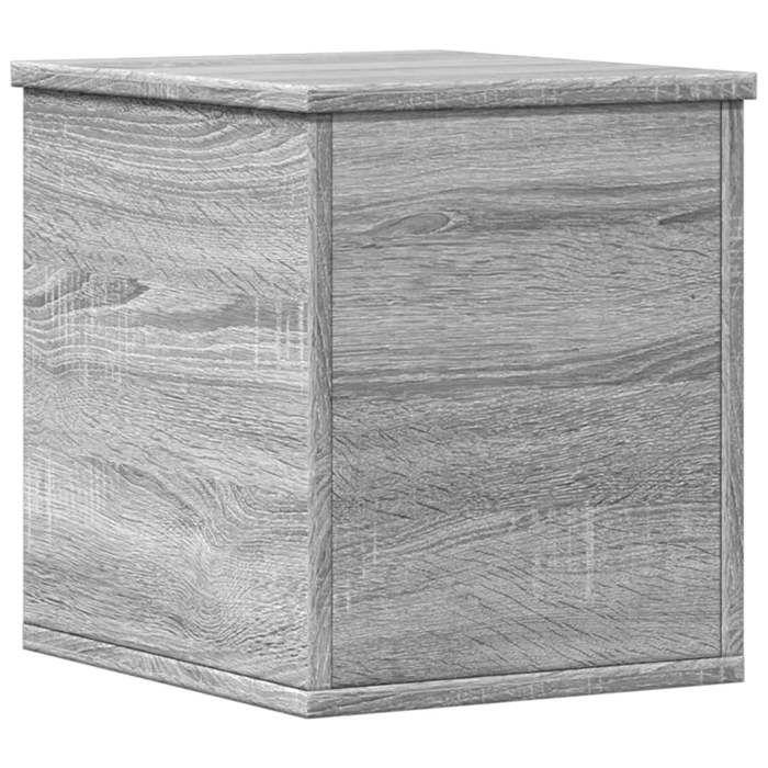 VidaXL Storage Box Sonoma Grey 30x35x35 Cm Engineered Wood, Blanket Box, Storage Chest, Box of 840672