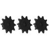 3 шт. стальная звездочка приводная шестерня 8 мм шаг 6 мм D отверстие 10 зубьев набор комплект 530710060010