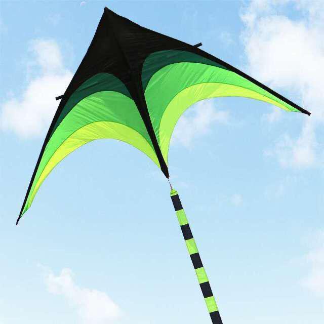 Great Plains Extra Large Rainbow Kite for Kids - Excellent Flying Cartoon Design