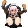 Super Sonico Maid Scale PVC Painted Finished (Gothic Ver.) (1/6 Product)