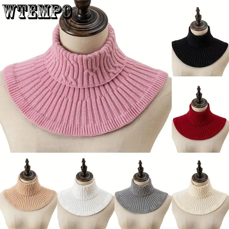 Solid Color Pullover Scarf Infinitely Elastic Autumn and Winter Cold Resistant Neck Collar Scarf