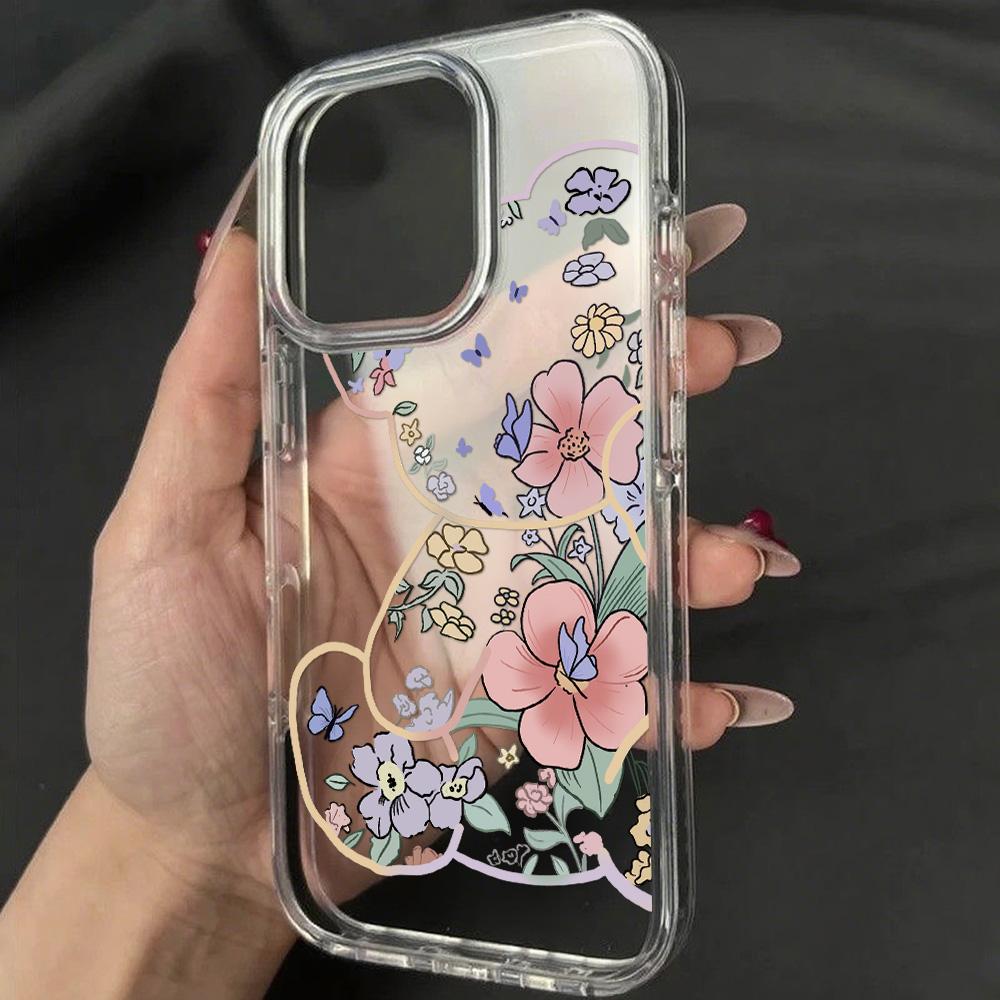 Акриловый чехол для телефона для iPhone 11 12 13 14 Pro 12 14 16 Pro Max для Samsung A16 A36 A56 S24 FE Высококачественный расписной противоударный чехол для мобильного телефона