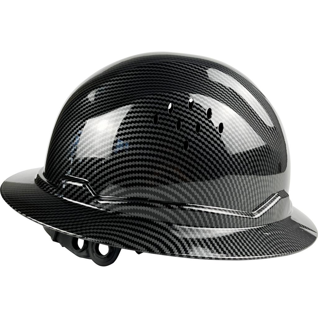 New Type Full Brim Hard Hat For Engineer Industrial Construction Safety Helmet Hard Hat Suspension HDPE 6 Point Adjustable