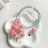 Applicable To Apple Data Cable Protective Cover Charger 18-20W Anti-breakage Winder Cute Flower Animal Advanced INS Style