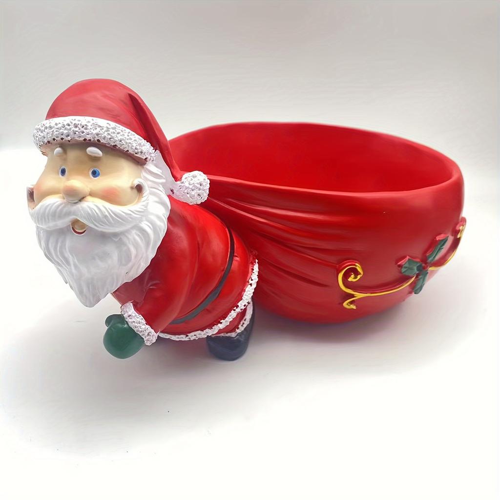 1 шт. Фруктовница Деда Мороза, небольшой декоративный предмет для хранения обуви в прихожей, смоляное украшение для гостиной и спальни