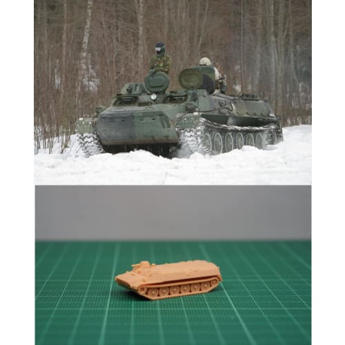 Generic 1/144 Russian MT-LB Amphibious Armored Fighting Vehicle (fine Detail) Resin Kit
