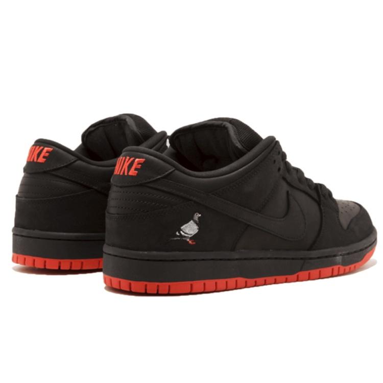 Nike X Jeff Staple Sb Dunk Low Pro 'Черный Голубь' Унисекс 883232-008