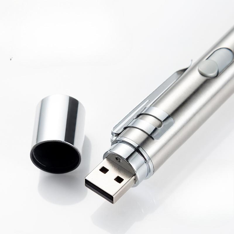 USB Charging Multi-functional Infrared Laser Multi-pattern Self-entertainment Interactive Pen Tip Cat Toy Laser Cat Teaser