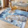 3D Printed Elsa,Frozen,Fantasy Castle Anti-Slip Rug - Machine Washable Office Rug for Living Room, Bedroom, Office - Multiple Sizes