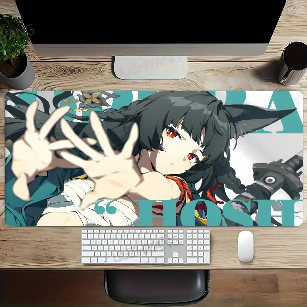 Игровой Hoshimi Miyabi Коврик для мыши Evelyn Vivian Anby Ellen Zenless Zone Zero Клавиатурные коврики для стола XXL Аниме-девушки Коврик для мыши playmat