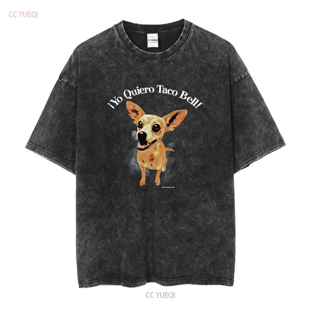 Rare Vintage 1998 Yo Quiero Taco Bell Restaurant Chihuahua Dog T Shirt Nice XL long or short sleeves vintage Washed Comfortable