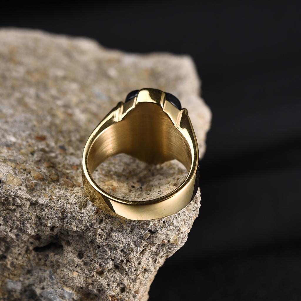 R3351g Мужское Высококачественное Винтажное Кольцо из Нержавеющей Стали Стилей с Драгоценными Камнями Ювелирные Изделия