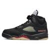 Женские кроссовки Air 5 Retro GORE-TEX Off-Noir Черный огненно-красный муслин DR0092-001