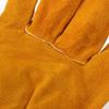 1 Pair Soft Cowhide Driver Hunting Driving Farm Garden Welding Security Protection Safety Mechanic Glove Men Work Gloves