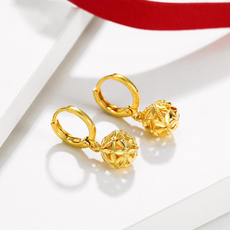 Новые модные и простые серьги-пусеты в корейском стиле с подвесками в виде цветов