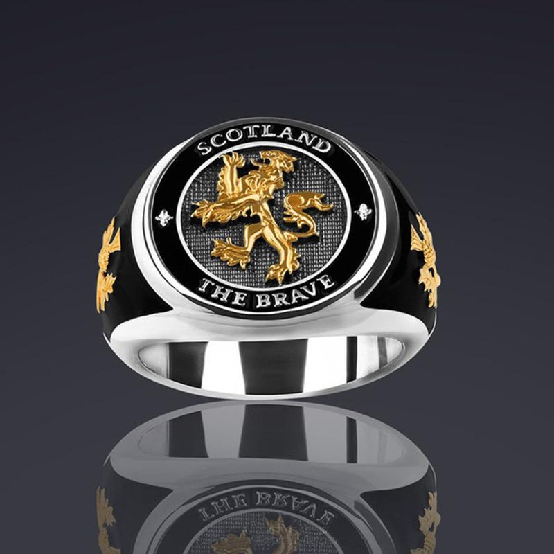 Новое кольцо рыцаря тамплиера для мужчин, стерлинговое серебро 925 пробы, золото 18 карат, масонское кольцо с крестом, подарок на годовщину, свадебное обручальное кольцо, ювелирное кольцо