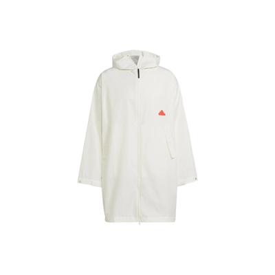 adidas Однотонная мужская куртка с капюшоном, верхняя одежда белого цвета HN1943