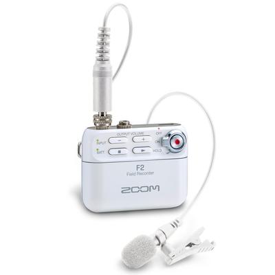 ZOOM Zoom Field Recorder Маленький и легкий 32-битный Float-совместимый F2/W Белый, Размер,