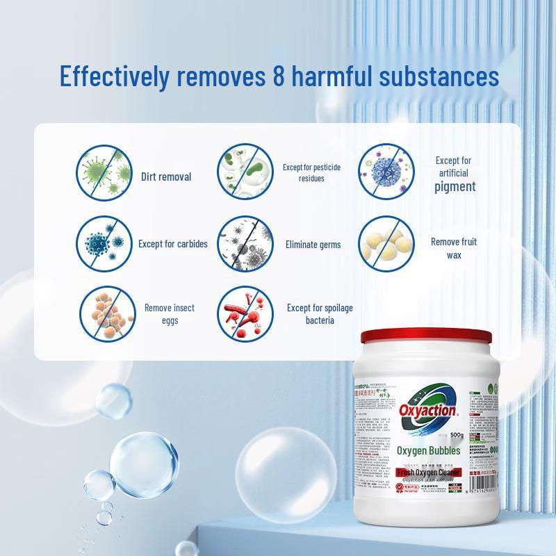 Fresh Oxygen Granules Laundry Detergent: Antibacterial, Stain-Removing, Disinfecting Powder