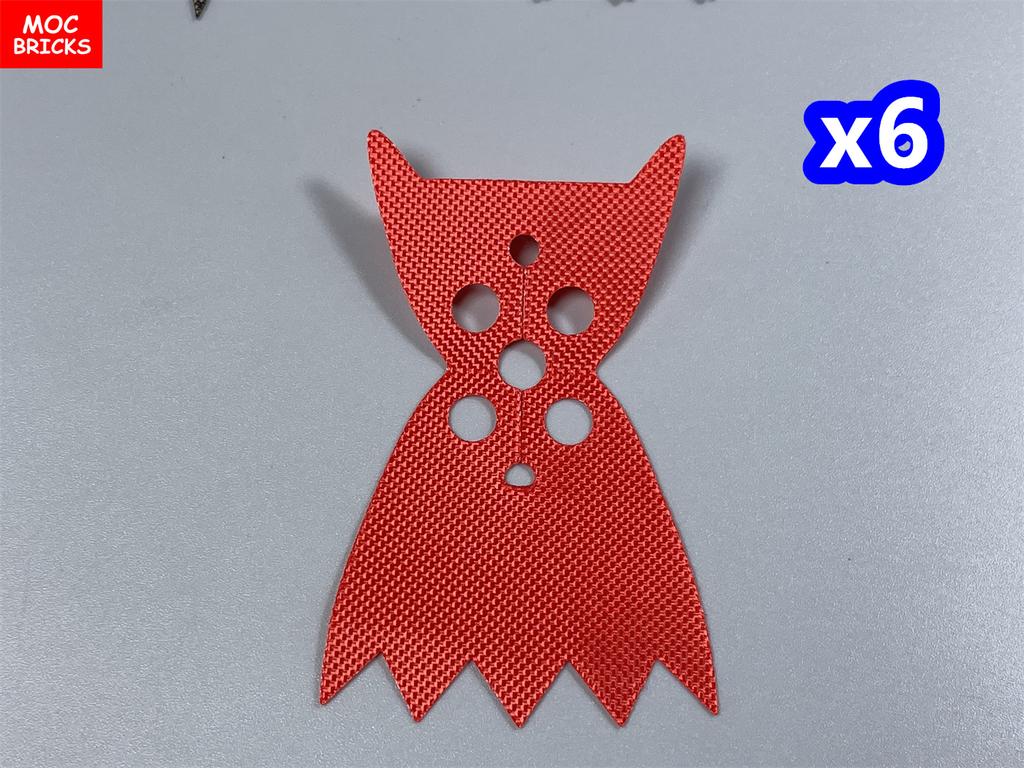 Нетоксичные кубики Moc Серия Бэтмен Плащ 4см Фигурка Тело Шлем Головной убор Частицы DIY Игрушки Детские Подарки на День Рождения