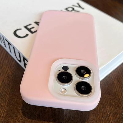 Подходит для Apple 16 Желейный Мобильный Чехол Жидкий Силикон iPhone 15 Противоударный 14proMax Матовый Чехол-протектор 13