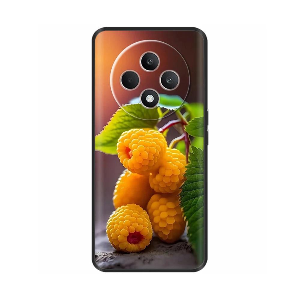 Чехол для Oppo Reno12 F CPH2687 Чехол Милое Сердечко Мягкий Черный Силикон Защитные Чехлы для Reno 12F Reno12F 5G 2024 Fundas