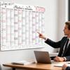 Большой настенный календарь на 2026 год, 12-месячный, вертикальный, планировщик, бумага с крупной сеткой для офиса и дома, планирование для школьных классов