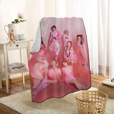 Одеяло HEARMNY TWICE KPOP, супермягкое теплое одеяло из микрофибры для дивана, дорожное одеяло для взрослых 1009