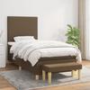 3136976 vidaXL Divan Bed with Mattress Dark Brown 100x200 Cm