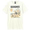 Amplified Unisex Adult Rockaway Beach Ramones T-Shirt