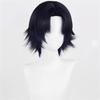 Парик для косплея Chrollo Lucilfer, аниме, средняя часть, короткие, черные, термостойкие, синтетические волосы, парики для вечеринки на Хэллоуин + шапочка для парика
