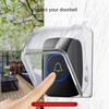 Козырек от дождя для дверного звонка, уличный, прозрачный, уличная коробка для дверного звонка, прозрачная, уличная, беспроводная, водонепроницаемая коробка для дверного звонка
