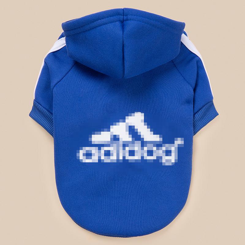 Свитер с капюшоном на четыре лапы для собак и кошек с разноцветными пуговицами - Осенне-зимняя одежда для питомцев.