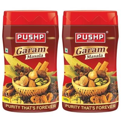 Банка для гарам масалы Pushp Brand (500) (Упаковка из 2 шт.)