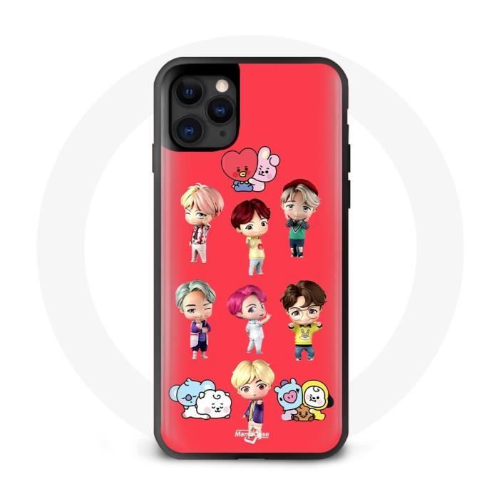 Case for Iphone 11 Pro BTS TinyTAN Animation BT21 Poster