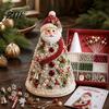 DIY Craft Supplies for Adults Beaded Tree Kit Adults, Christmas Bead Kit, Handmade Holiday Decoration 3D Ornament Tabletop Mantel Festive Ornaments