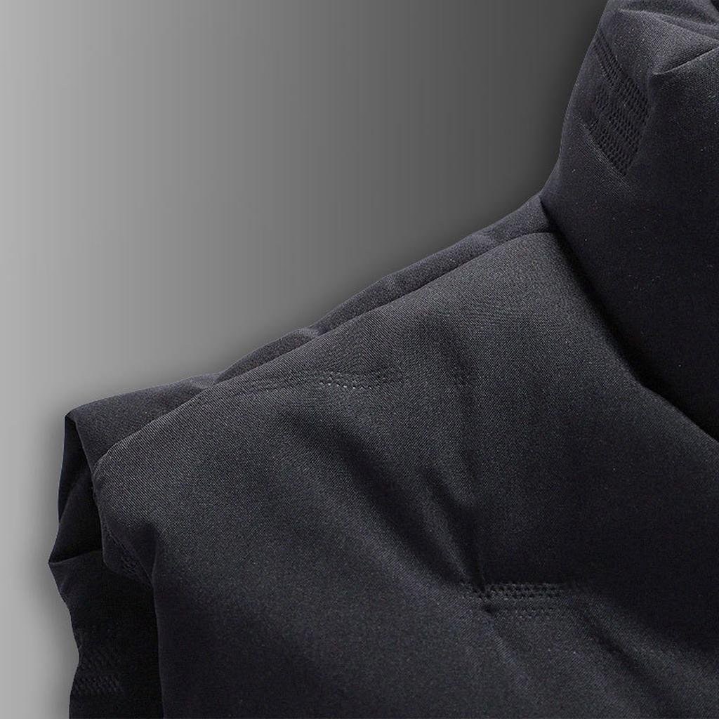 Men Winter Fashion Stand Collar Color Waistcoat Vest Jacket Top Coat