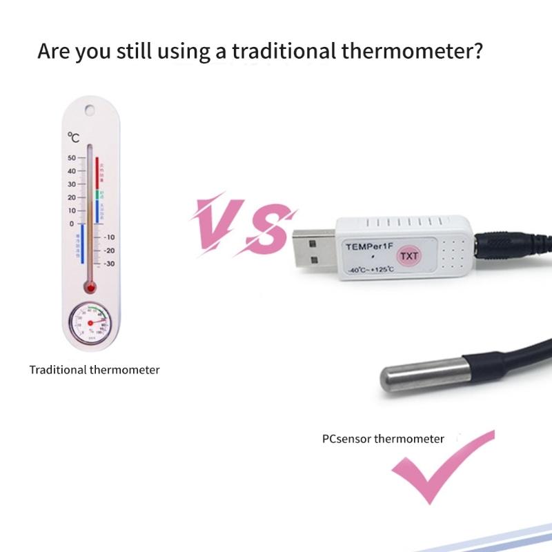 USB Термометры Датчики температуры Регистраторы данных Для компьютера Телефона Регистраторы данных температуры