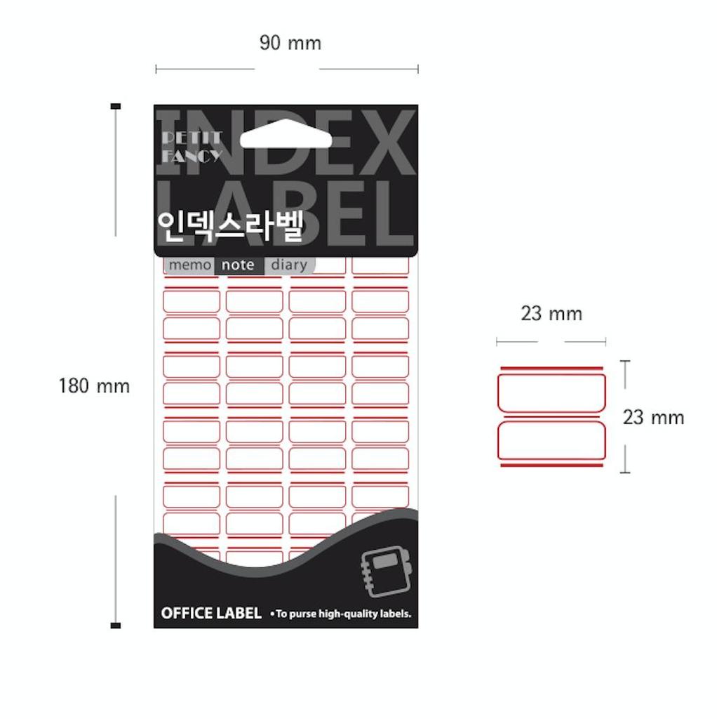 Petit Fancy Наклейки для этикеток (по 10 шт. каждая) Указательная этикетка / Этикетка категории / Офисная этикетка / Наклейки для тегов / Инструменты для маркировки / Метка для указателя — 48 вариантов