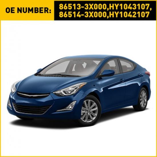 Bumper Bracket For 2011-2015 Hyundai Elantra 86513-3X000 Left Front & Right Side